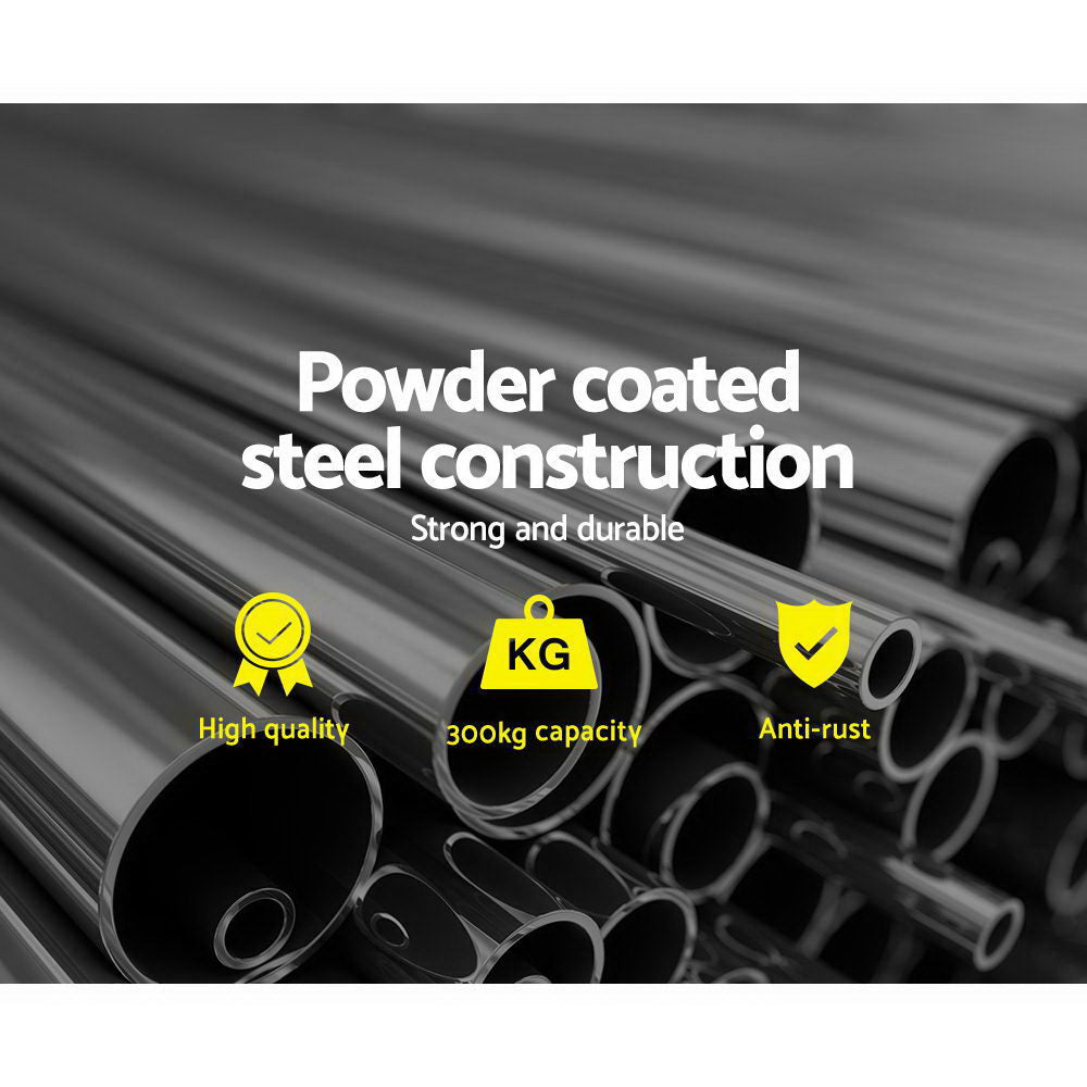 Powder coated steel 