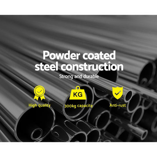 Powder coated steel 
