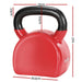 Everfit 24kg kettlebell with detailed size dimensions – height, width, and depth for home gym use
