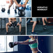 Collage of people using kettlebells in a gym setting with text 'Versatile Workout'.