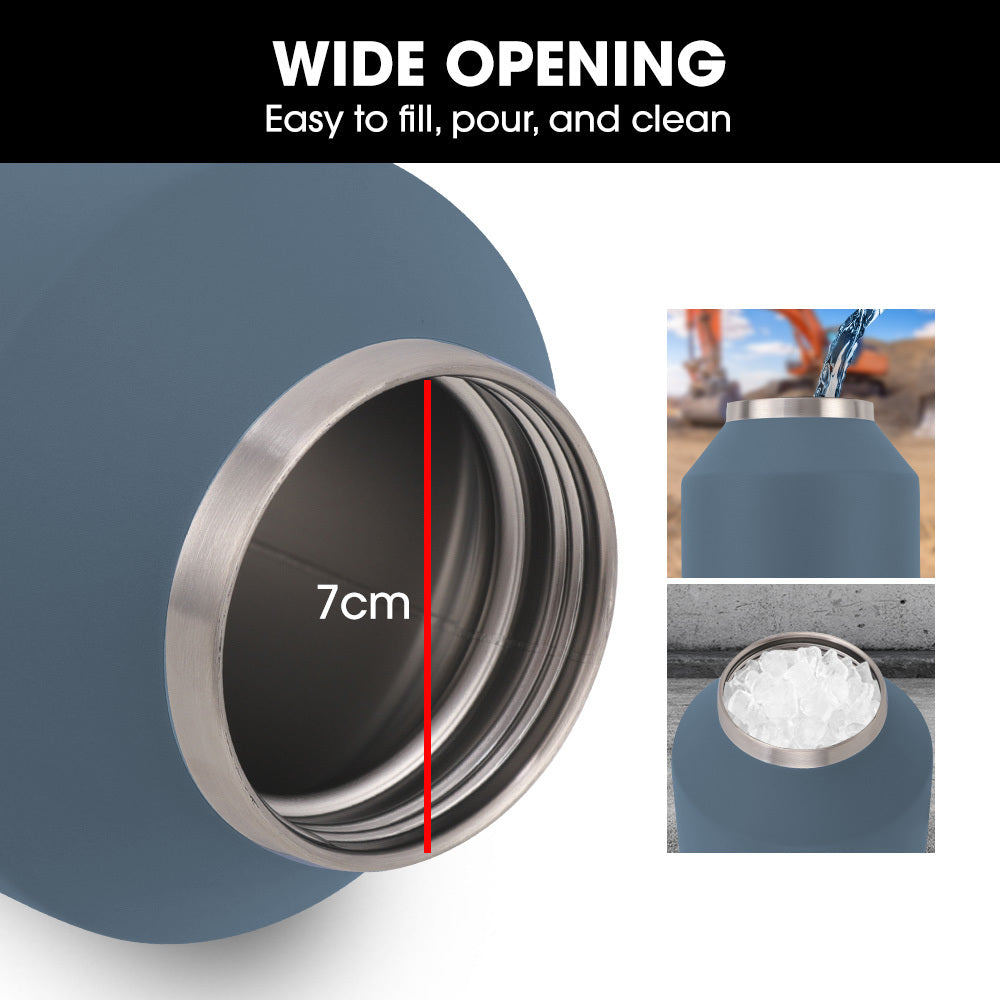 Stainless steel water bottle 
