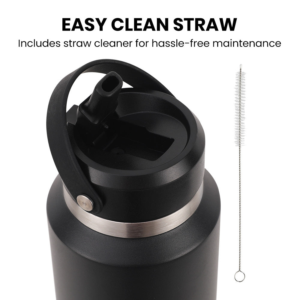 Included straw cleaner 