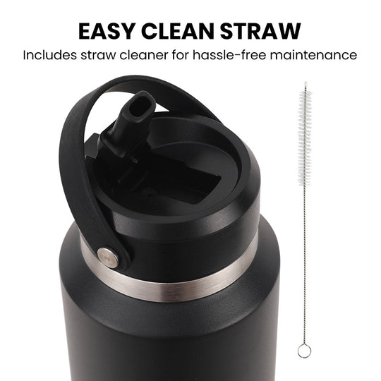Included straw cleaner 