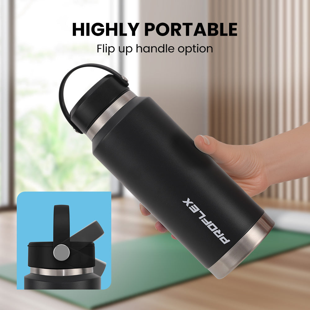 Flip up handle 