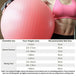 Pilates ball sizing 