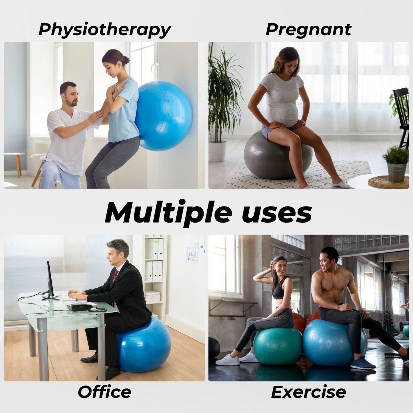 Pilates ball uses 