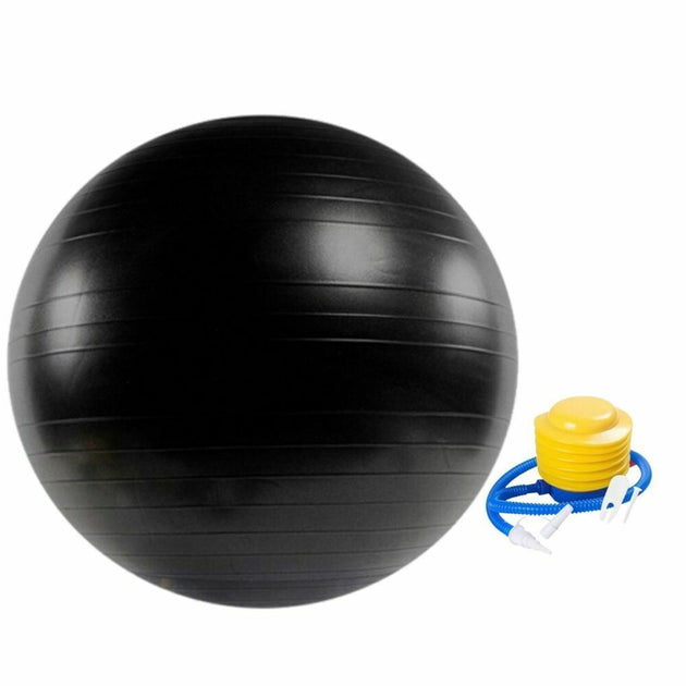 Black ball with pump 