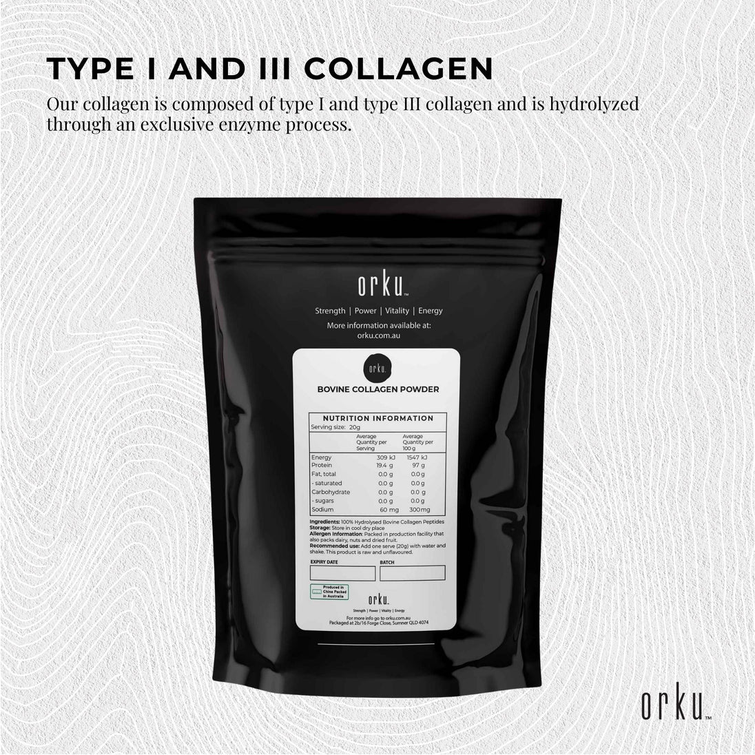 Collagen protein powder 