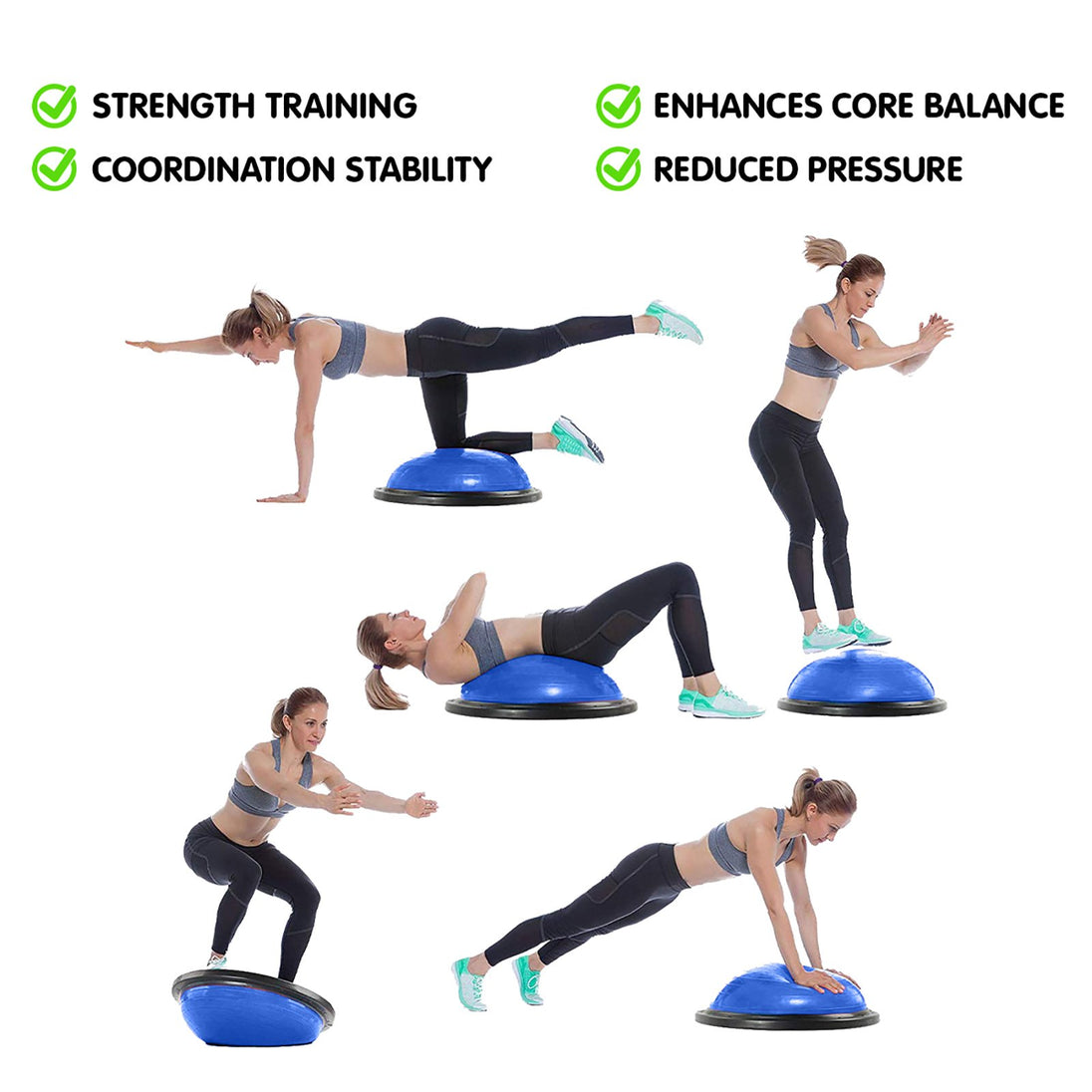 Pilates ball uses 