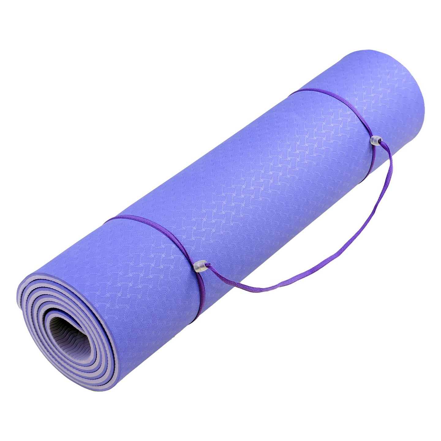 Rolled pilates mat 