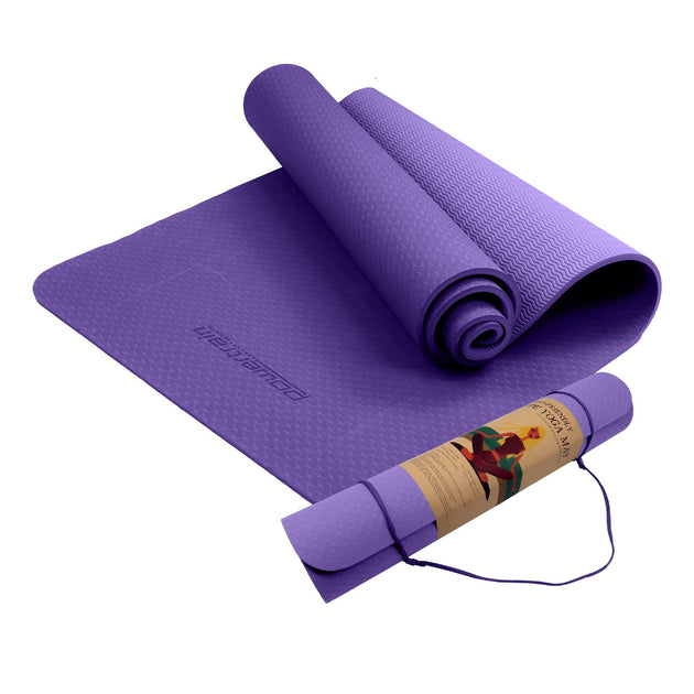Purple yoga mat 