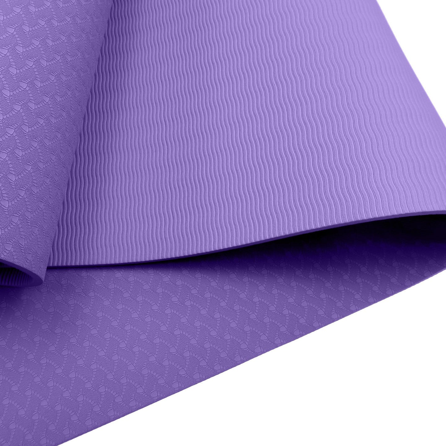 purple exercise mat 