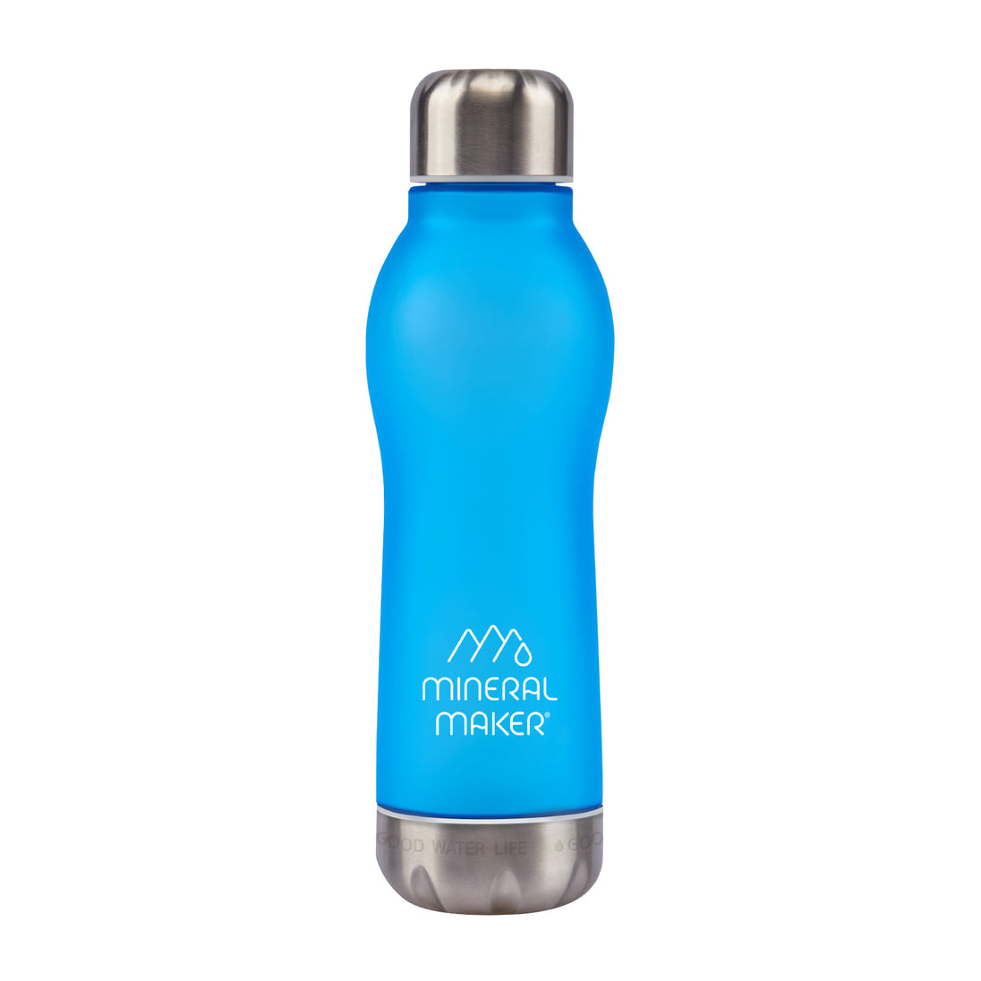 mineral maker water bottle - blue 
