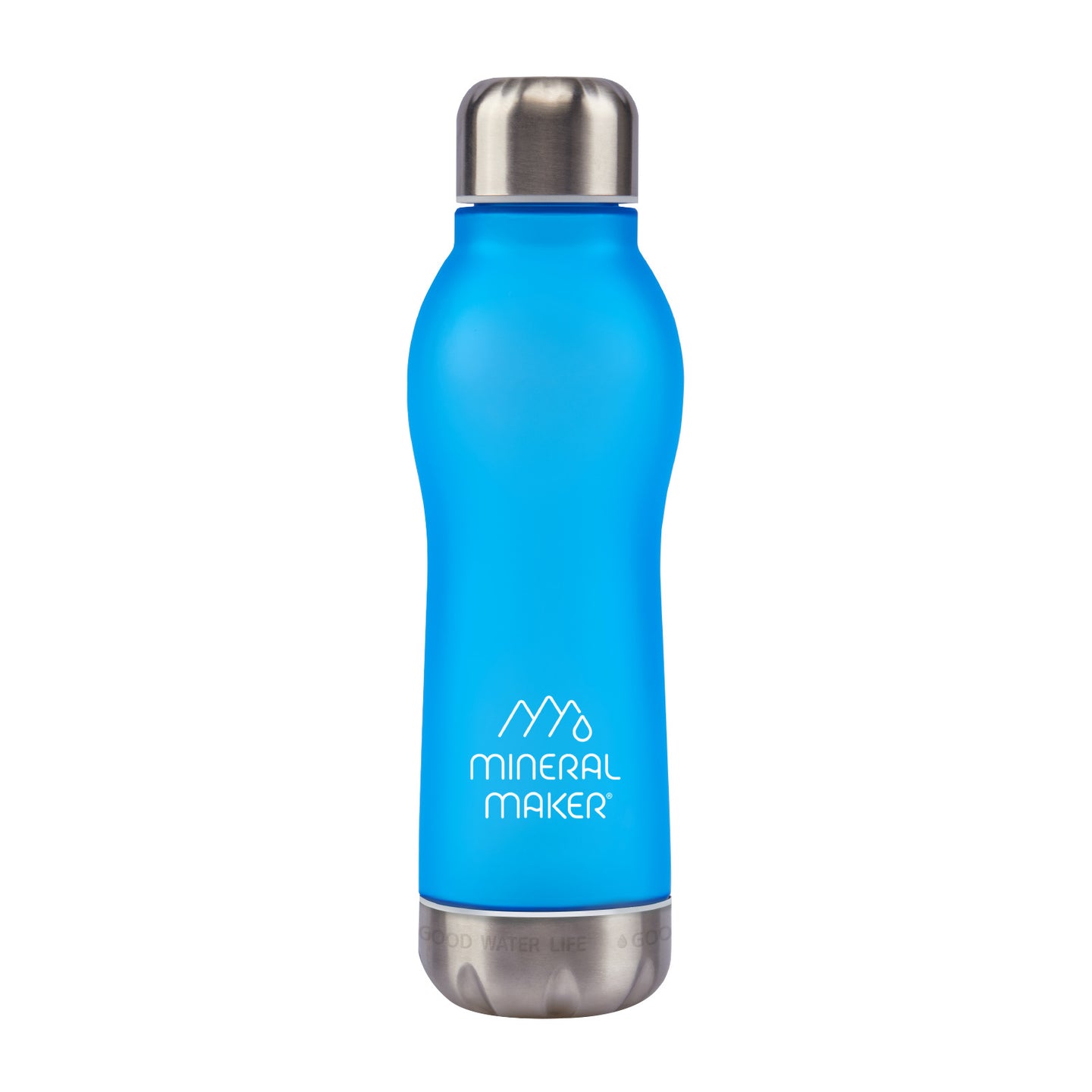 mineral maker water bottle - blue 