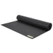 rolled black fitness mat 