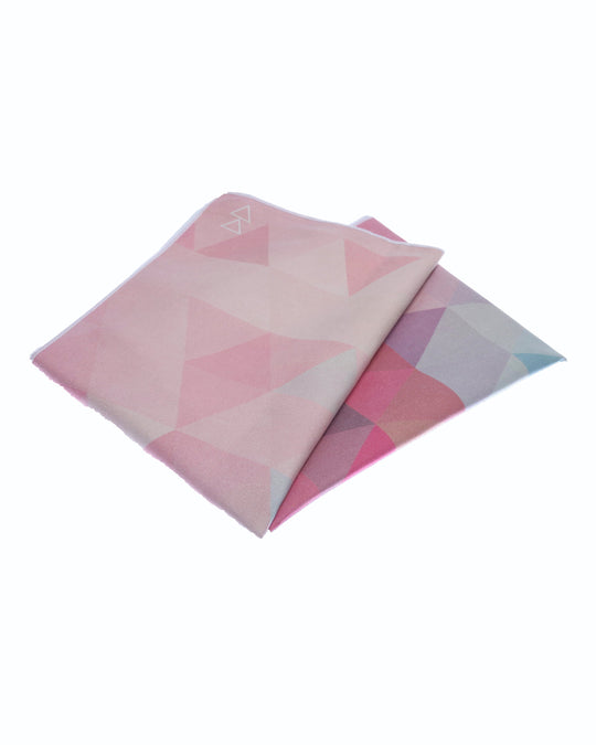 Folded yoga towel 