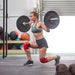 Lunges with knee wraps 