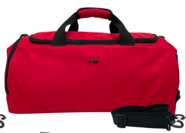 Red gym bags 