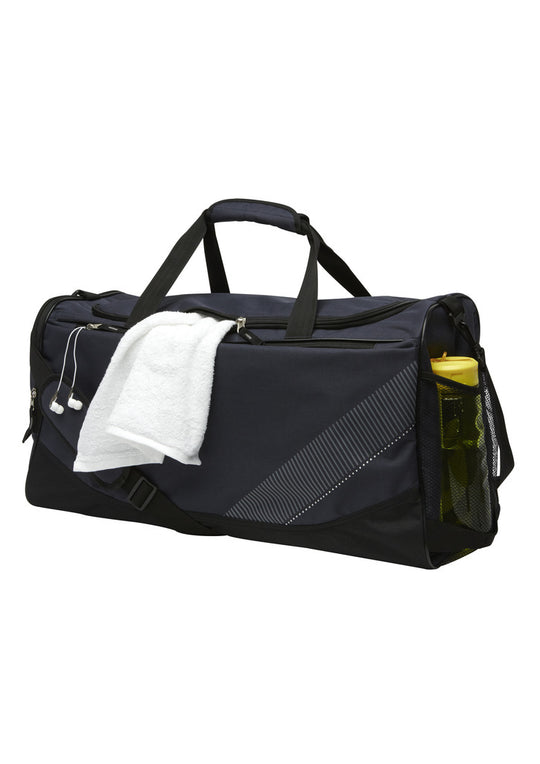 Gym bag with sports equipment 