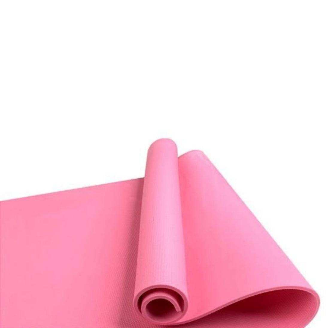 Pink rolled workout mat 