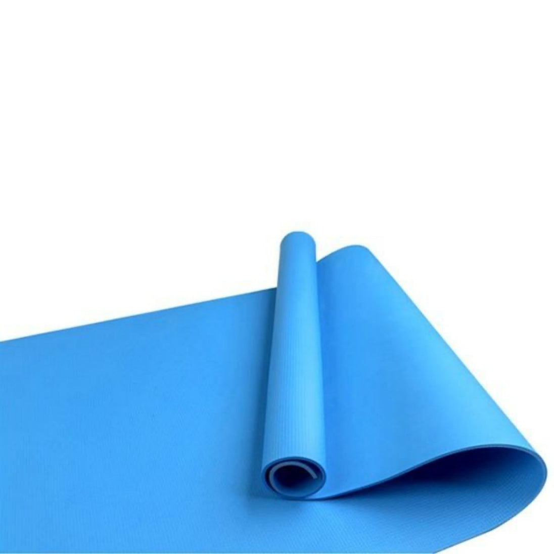 Blue rolled mat 