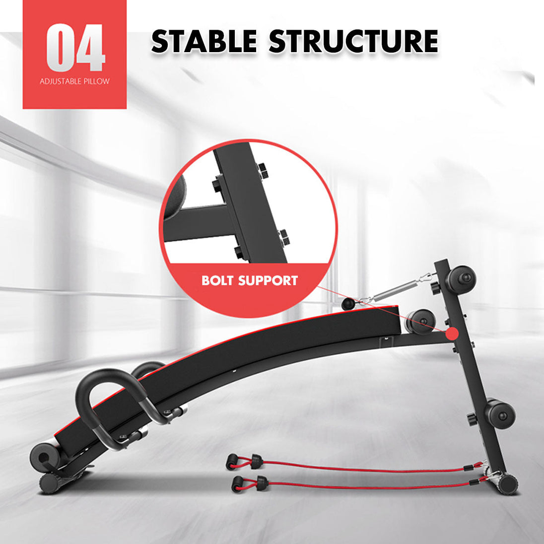 Stable structure - Home gym exercise equipment 