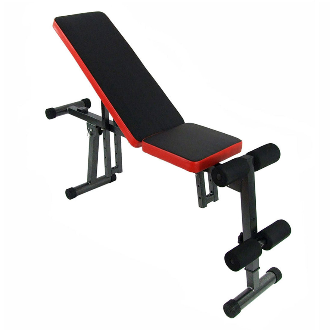 Red and black bench 