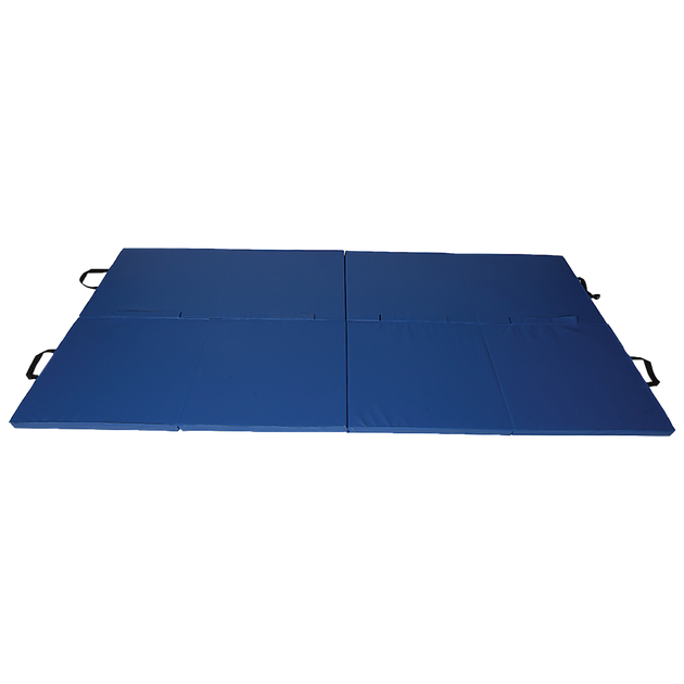 Blue exercise mat 