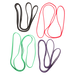 Black, red, green and purple bands 