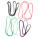 Black, red, green and purple bands 