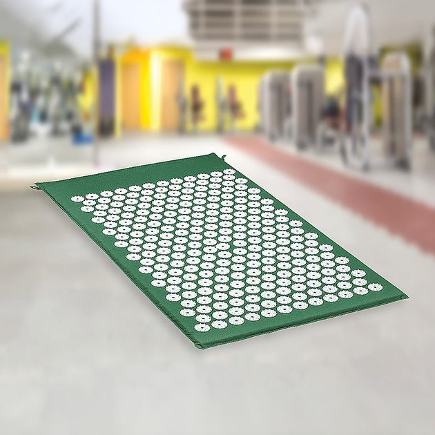 Green exercise mat 