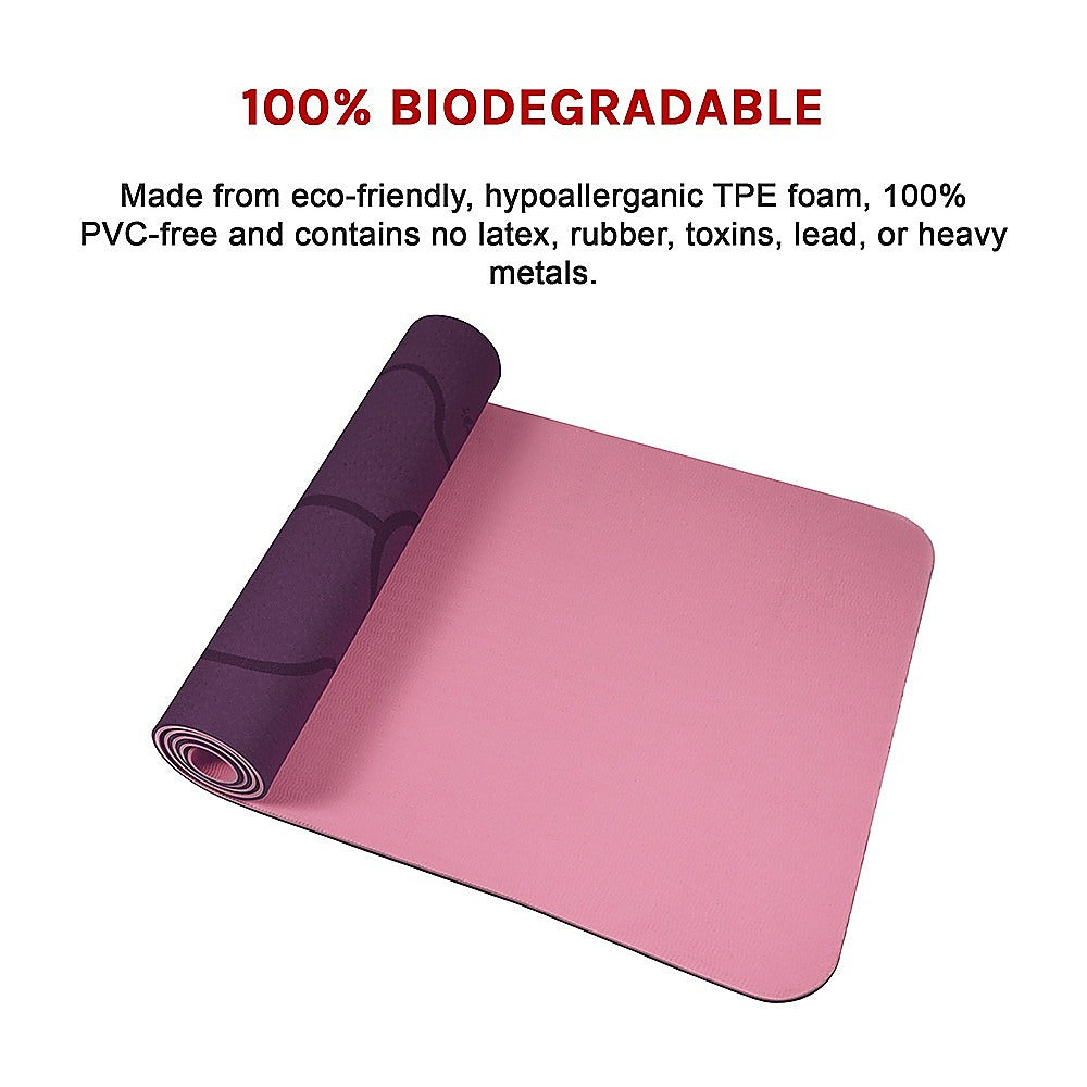 Yoga mat 100% biodegradable 