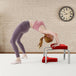 red yoga chair