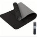 Black yoga mat 