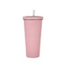 water bottle with straw 