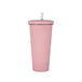 water bottle with straw 