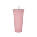 water bottle with straw 
