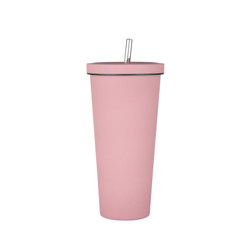water bottle with straw 