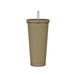 Water bottle with straw 