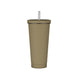Water bottle with straw 