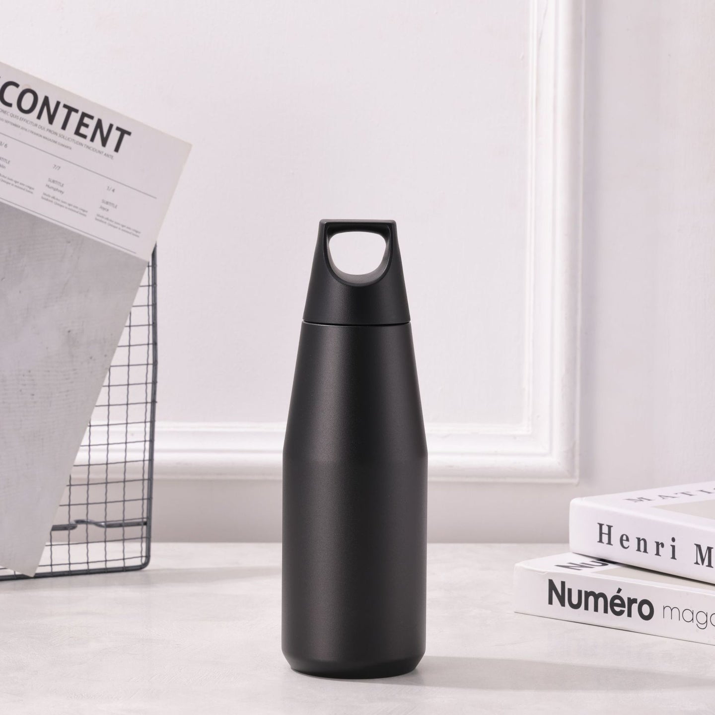 Steel water bottle 