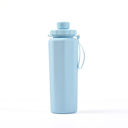 Blue collapsible water bottle 