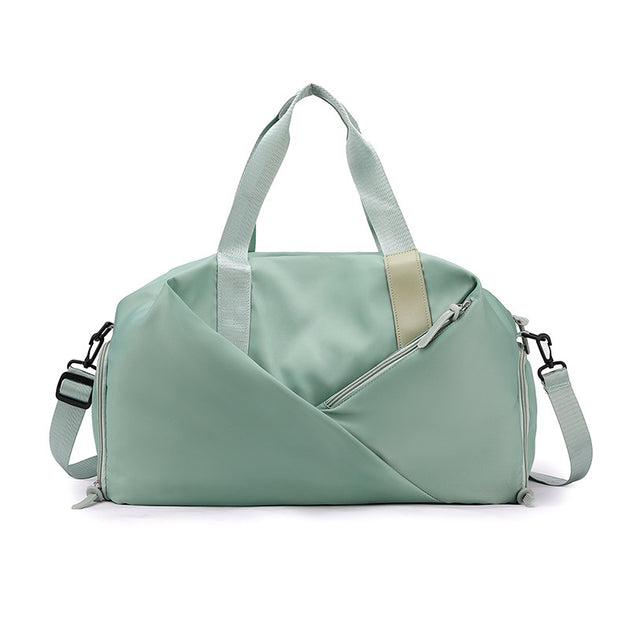 Green gym bag 