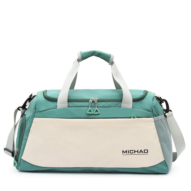 Green gym bag 