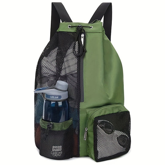 Green backpack 