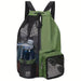 Green backpack 