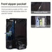 Front zipper pocket 