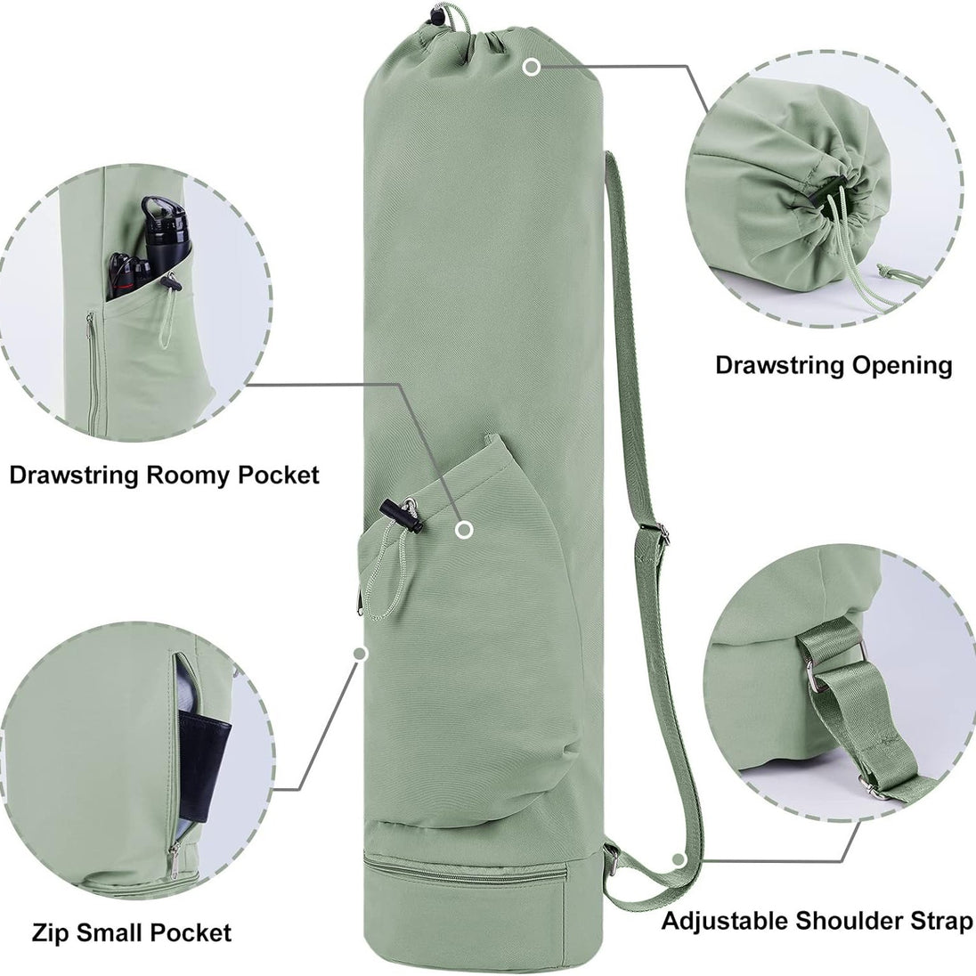 drawstring opening 