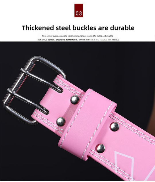 Thickened steel buckles 
