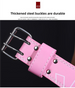 Thickened steel buckles 